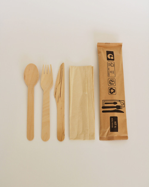  KIT COUVERTS EN BOIS