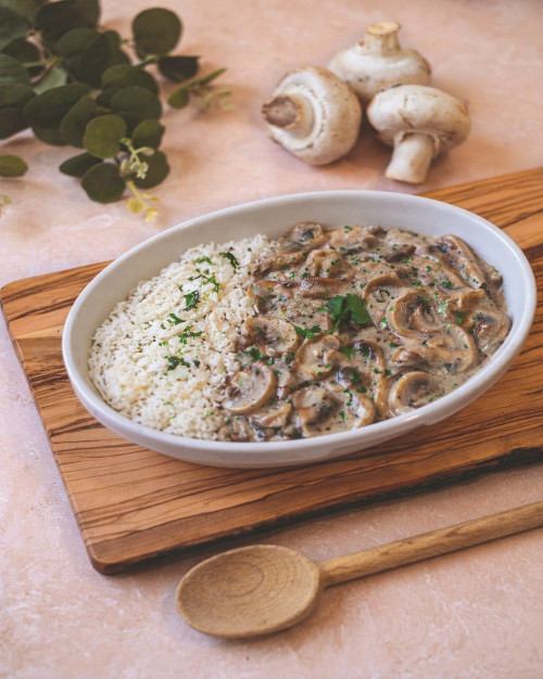 POÊLÉE DE CHAMPIGNONS A LA CRÈME - 1 personne